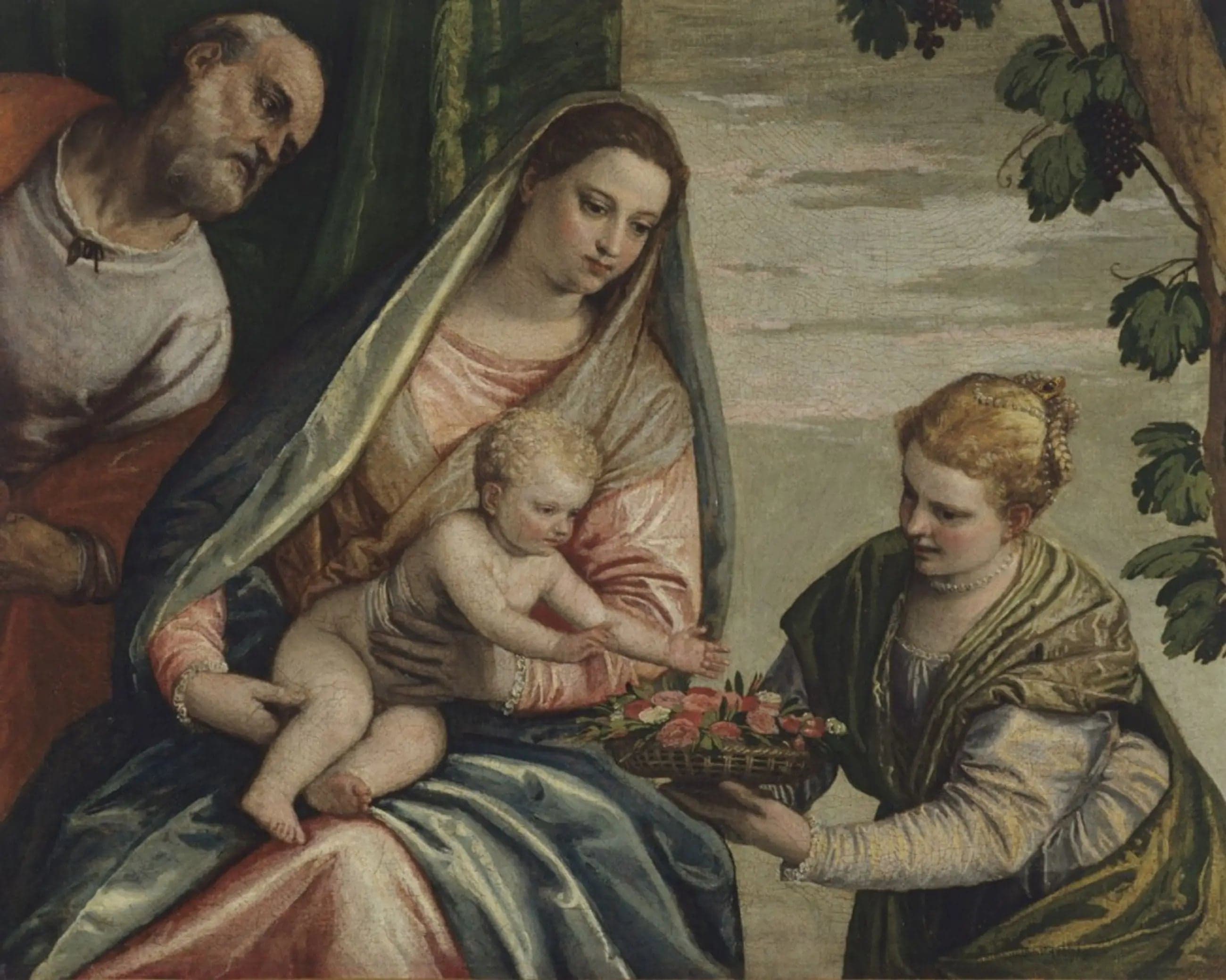 Holy Family with Saint Dorothy
