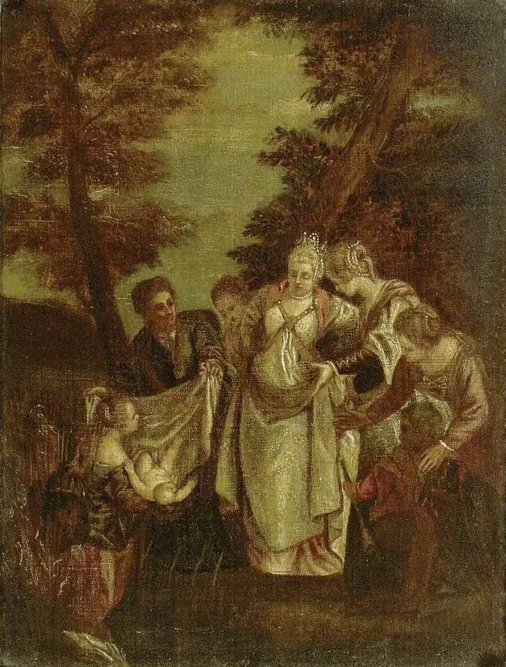 Moses Brought Before Pharaoh's Daughter