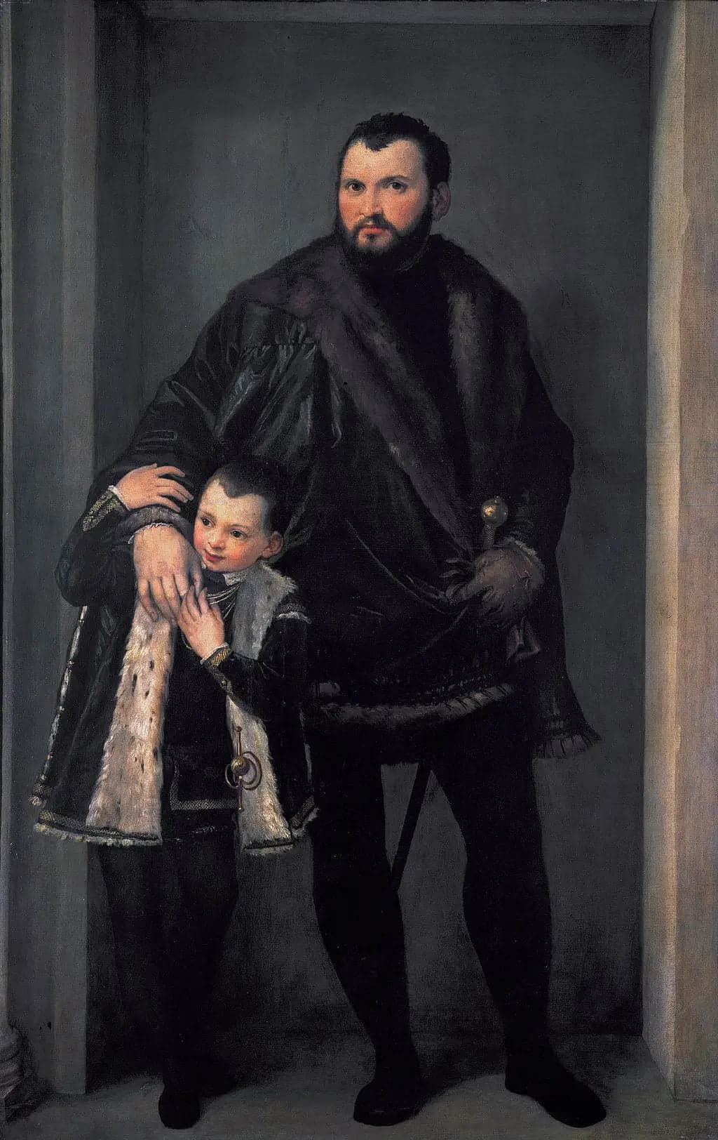 Portrait of Iseppo da Porto and son Adriano
