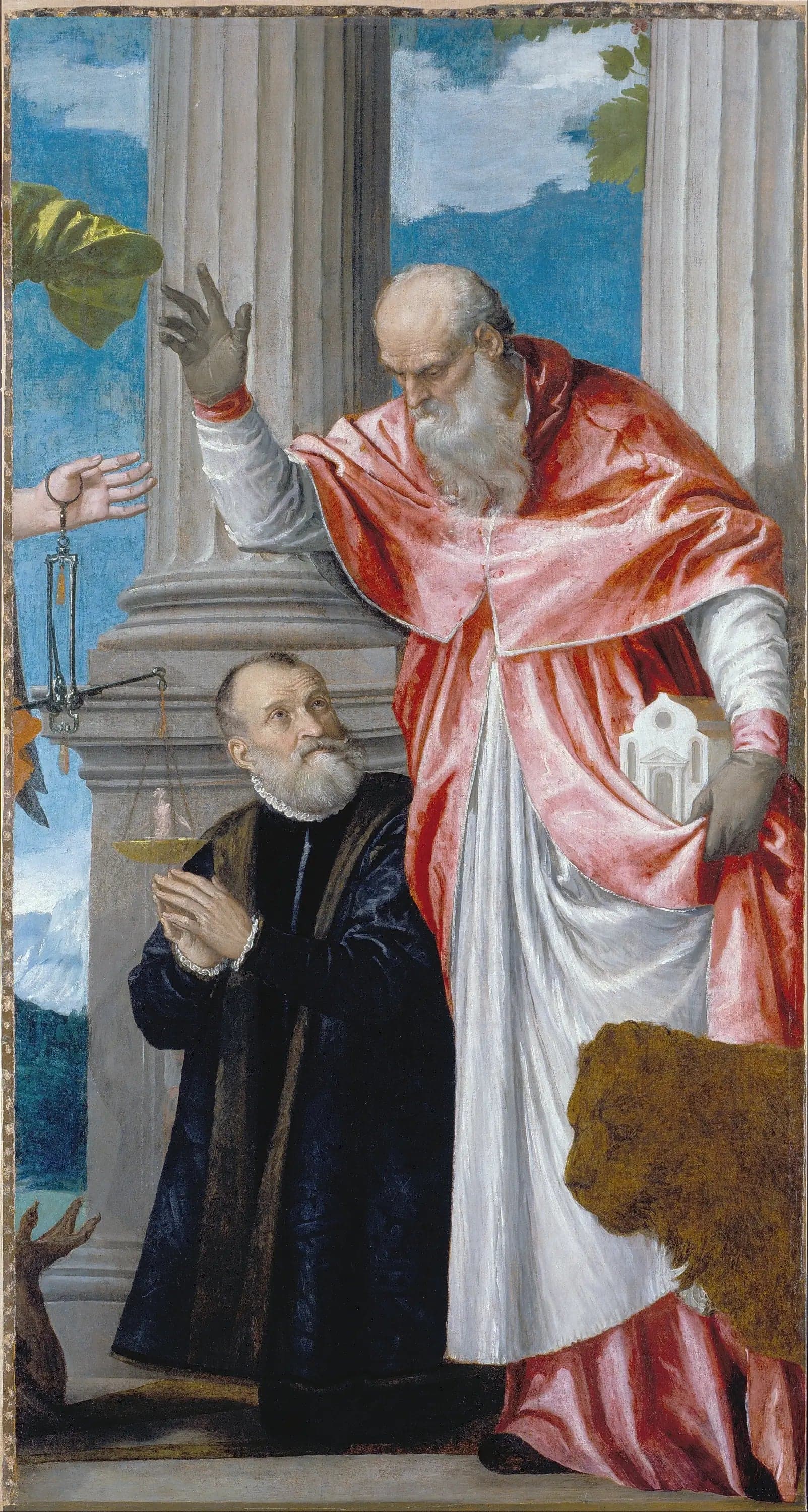 Saint Jérôme et un donateur