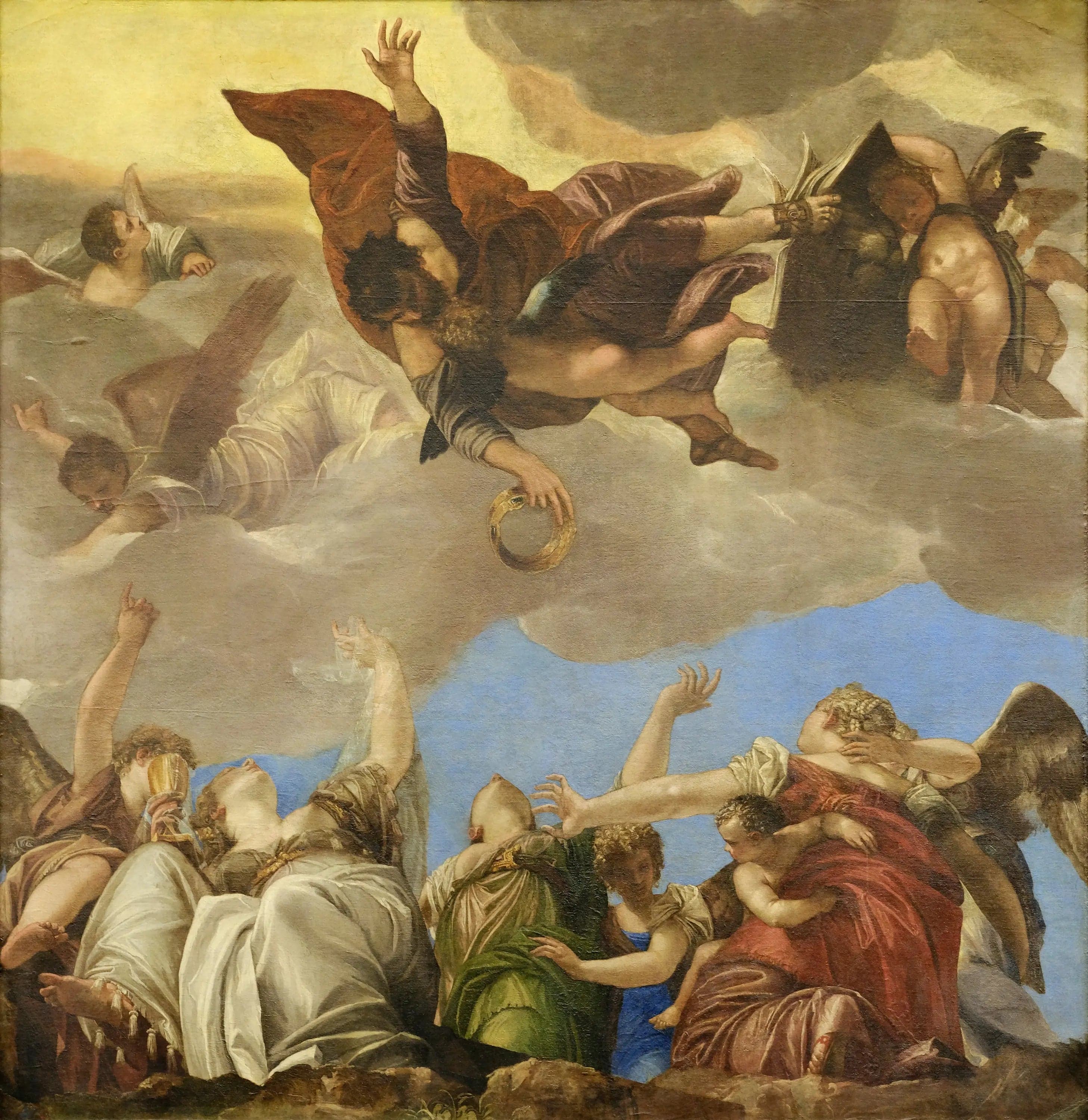 Saint Marc Rewarding the Virtues