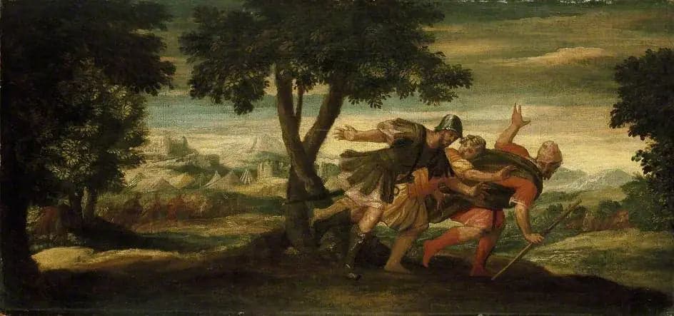 The Escape of Achior from Holofernes' Camp