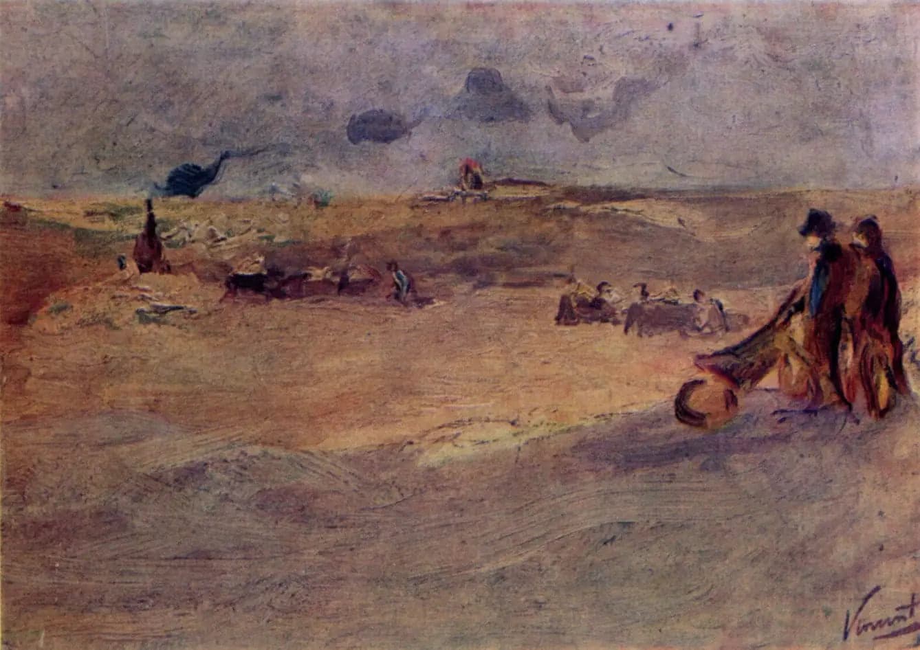 Landscape with Dunes and Figures