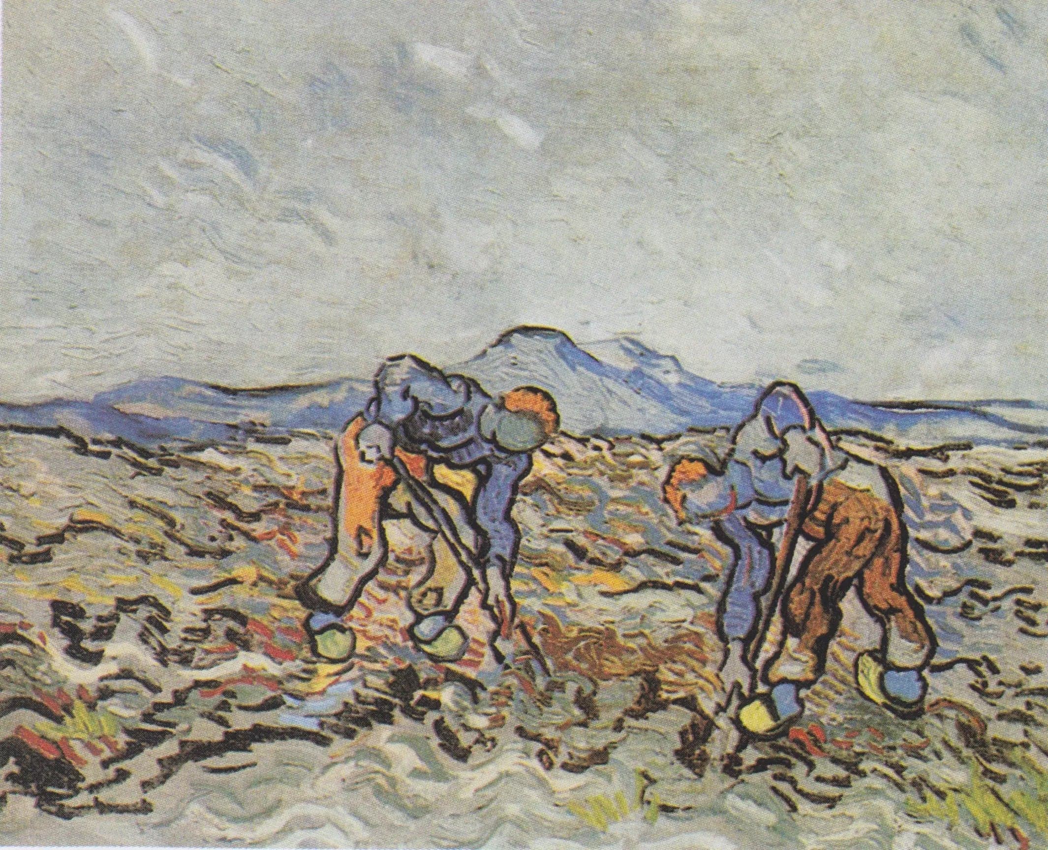 Peasants Gathering Potatoes