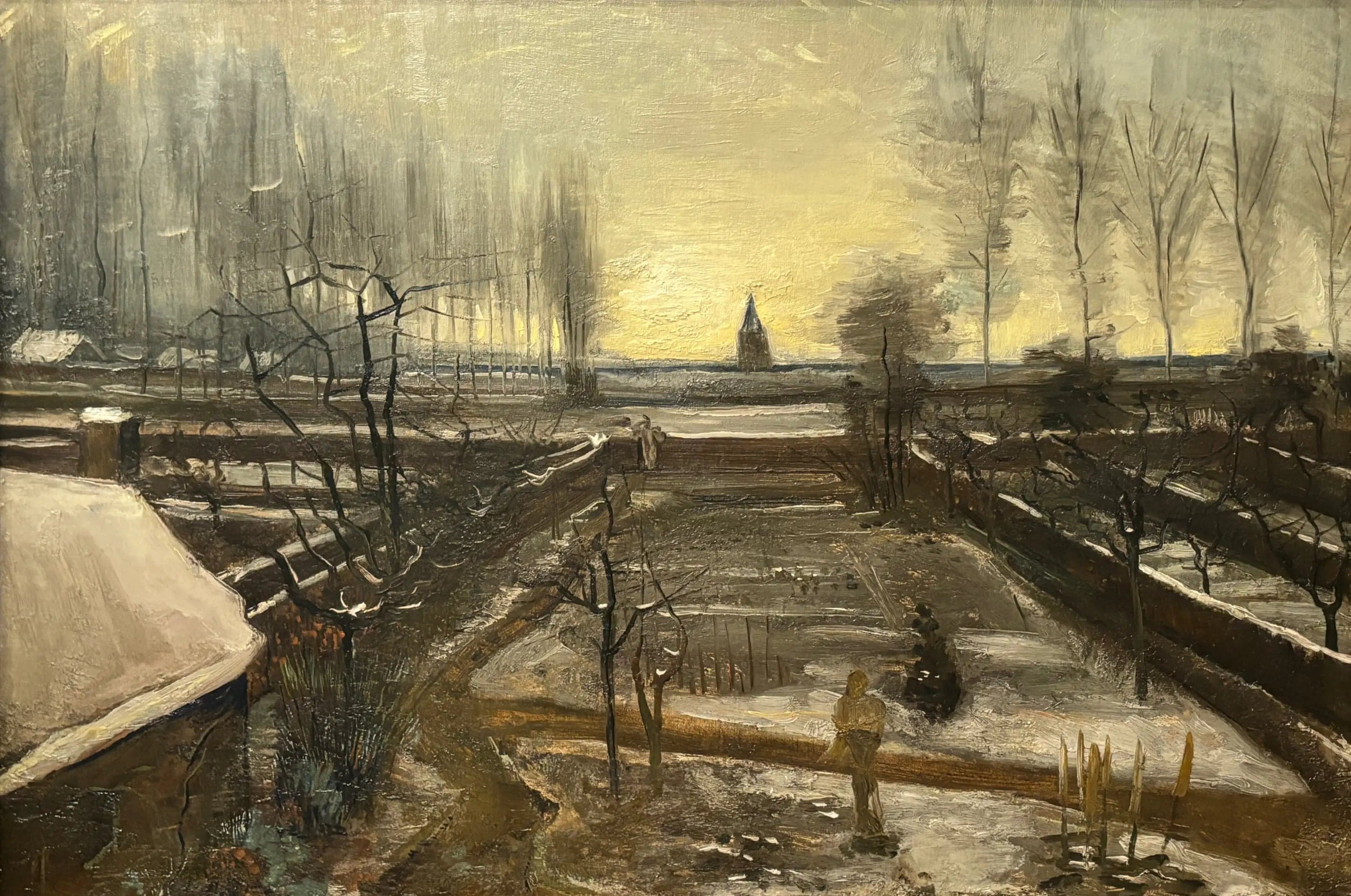 The Garden of the Presbytery at Nuenen in the Snow