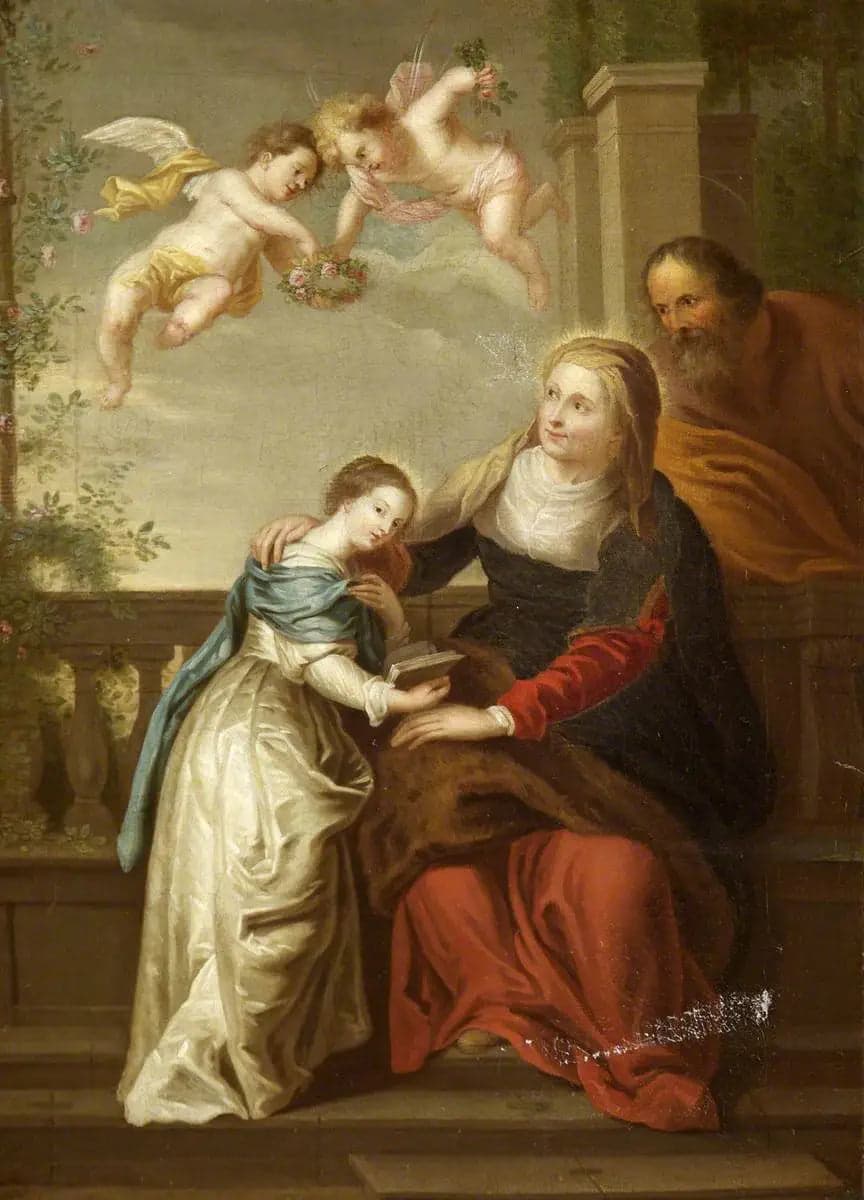 Anne and Joachim with the Virgin Mary