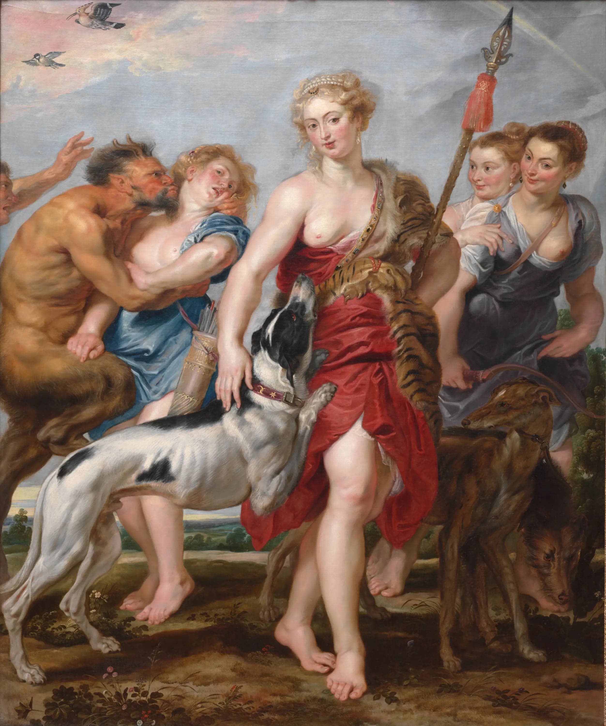 Diana with Nymphs, Starting on a Hunt
