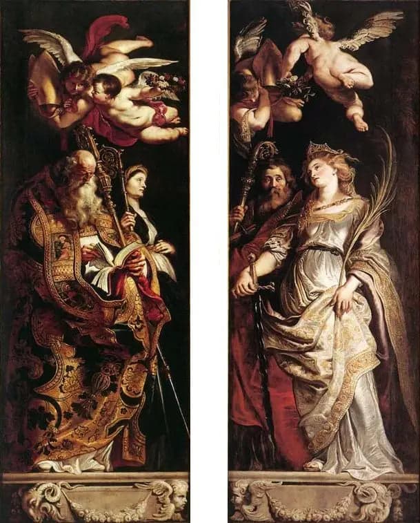 Elevation of the Cross: Saints Eloi and Catherine