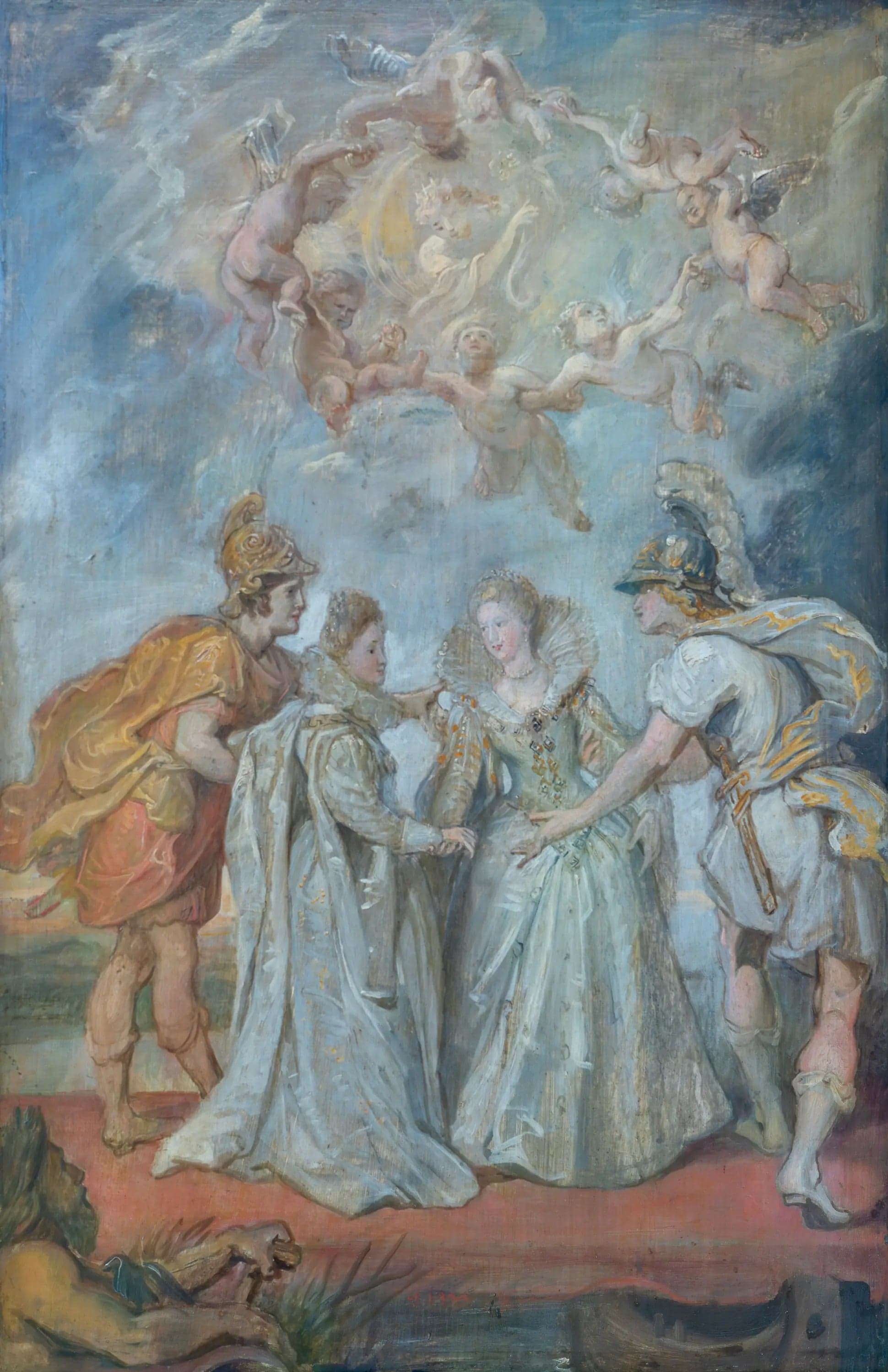 Family exchange of princesses between Spain and France on November 9, 1615