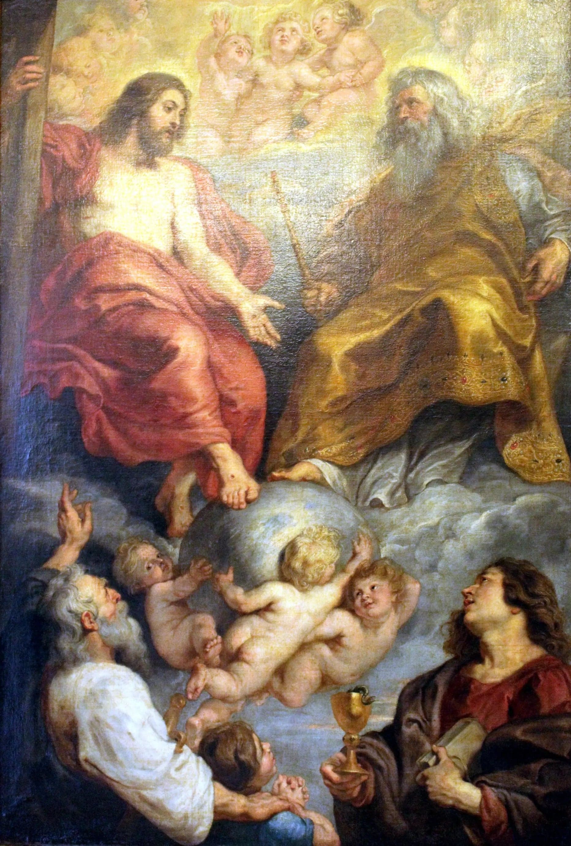 God the Father and Christ with Saints Paul and John, 1616-1617