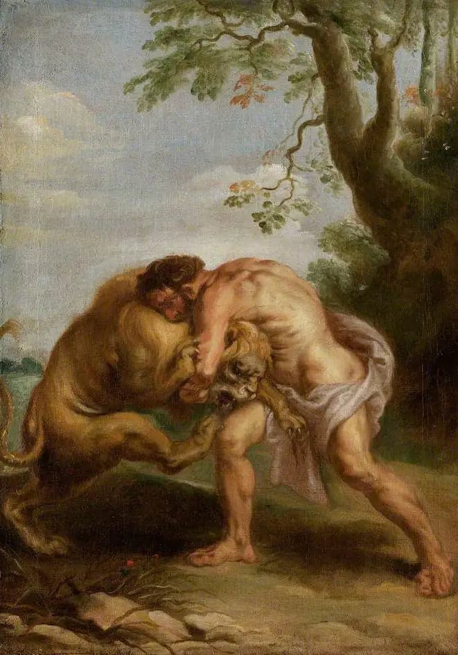 Hercules and the Nemean Lion
