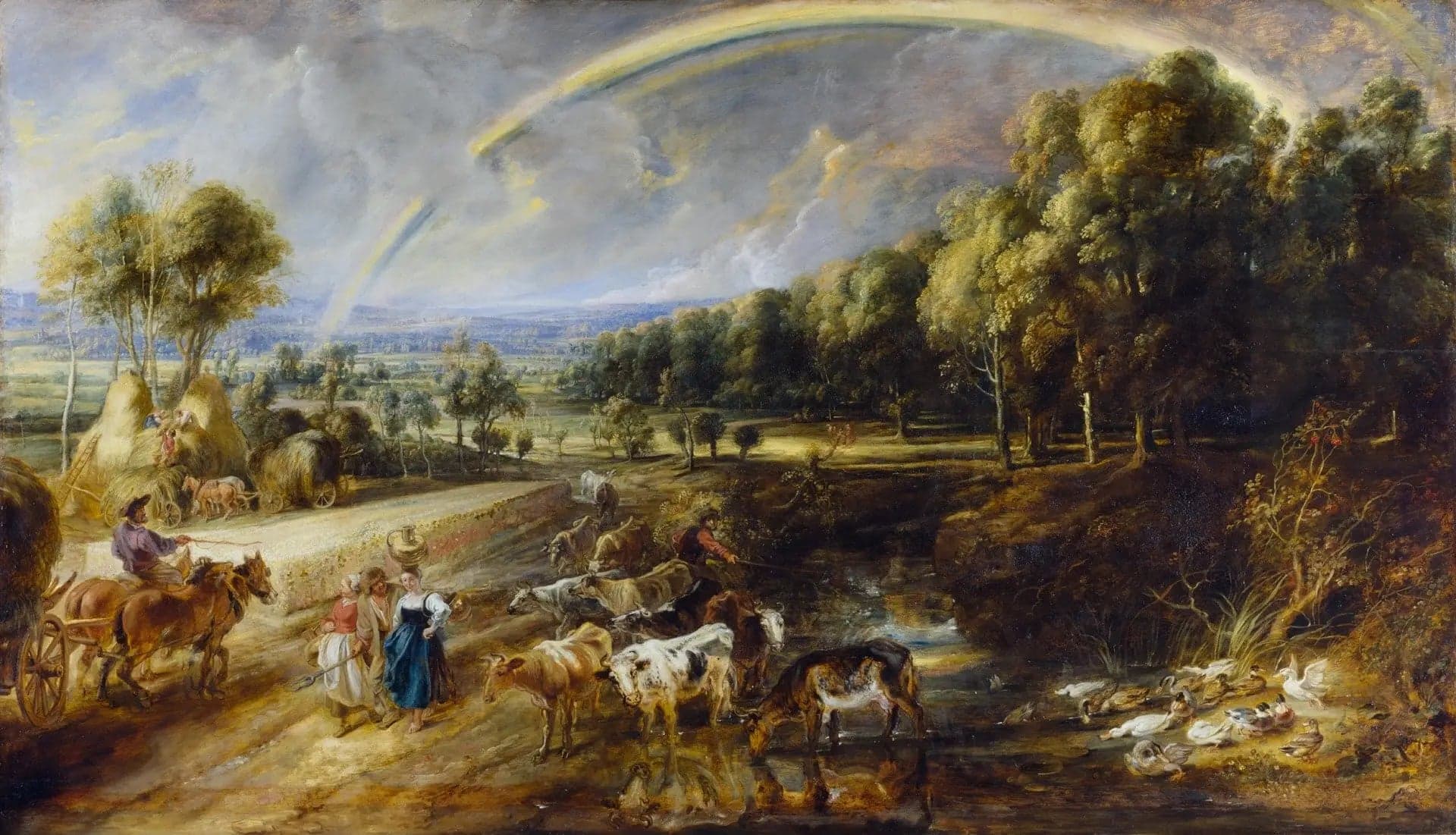Landscape with Rainbow