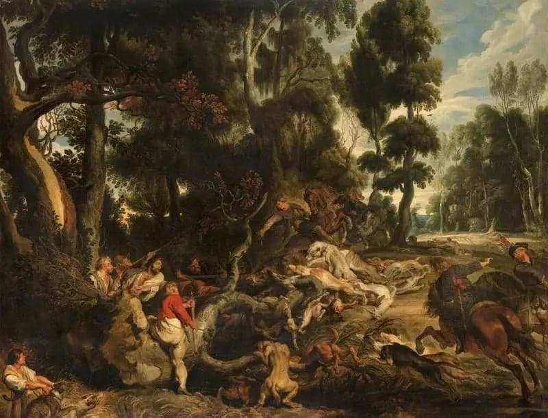 Landscape with a Boar Hunt