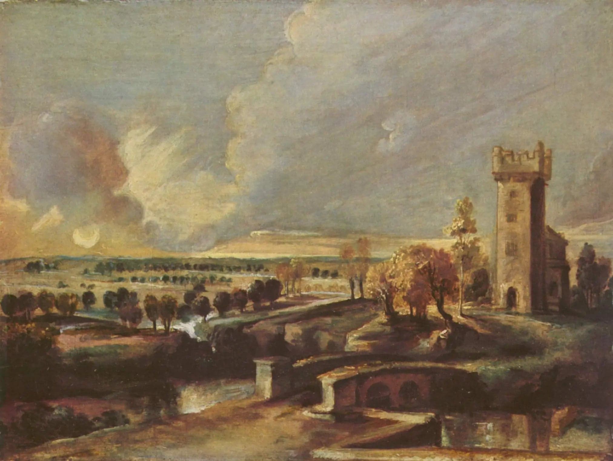Landscape with the "Steen" Castle Tower