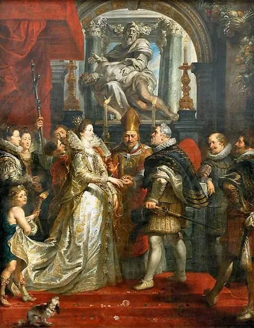 Marriage by proxy of Marie de Médicis and Henry IV in Florence on October 5, 1600