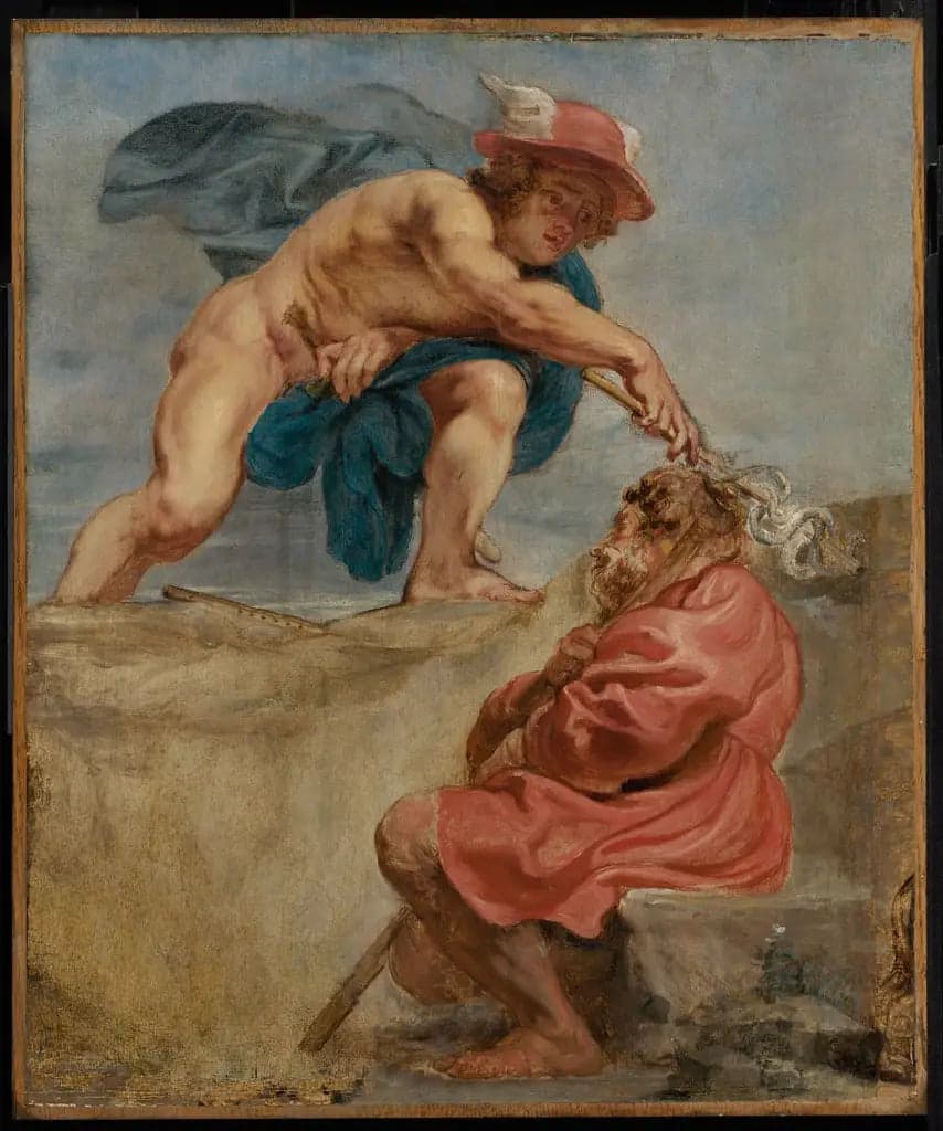 Mercury and a Sleeping Shepherd