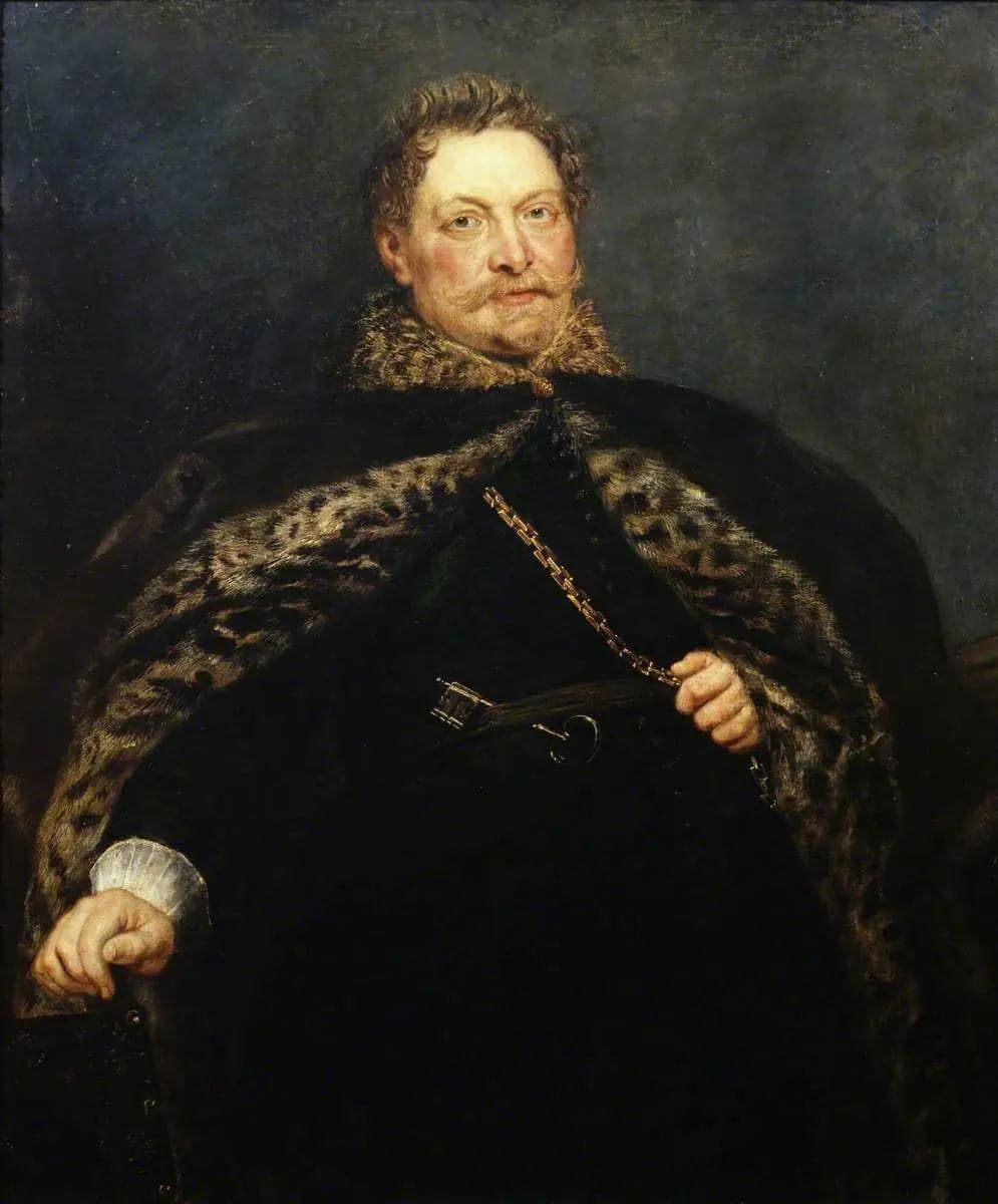 Portrait of Jan van Montfort in Polish attire.