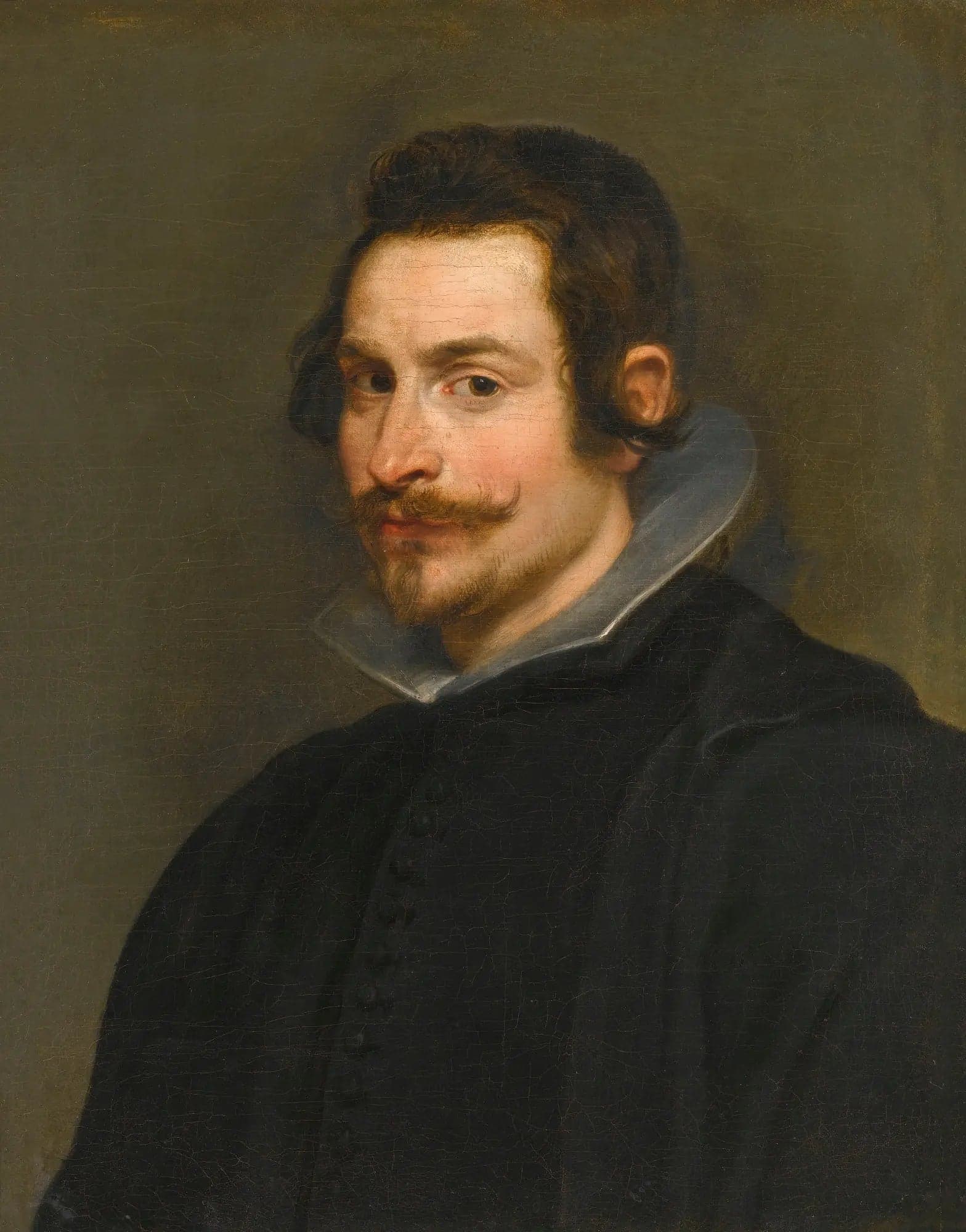 Portrait of a gentleman, half-length, dressed in black