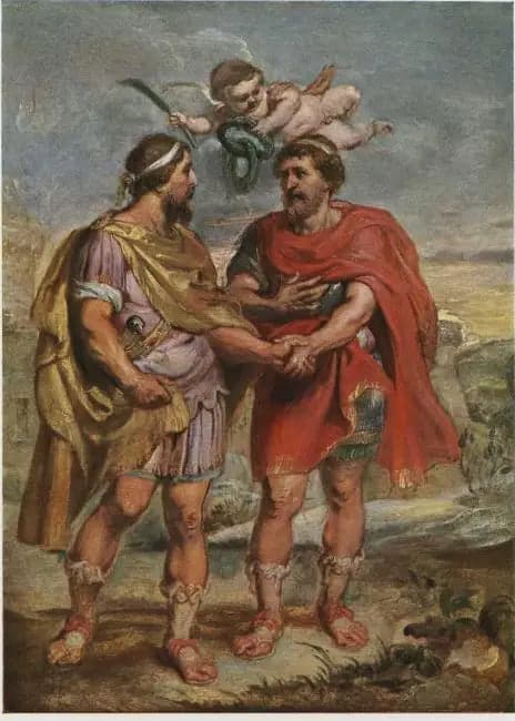 Romulus and Titus Tatius
