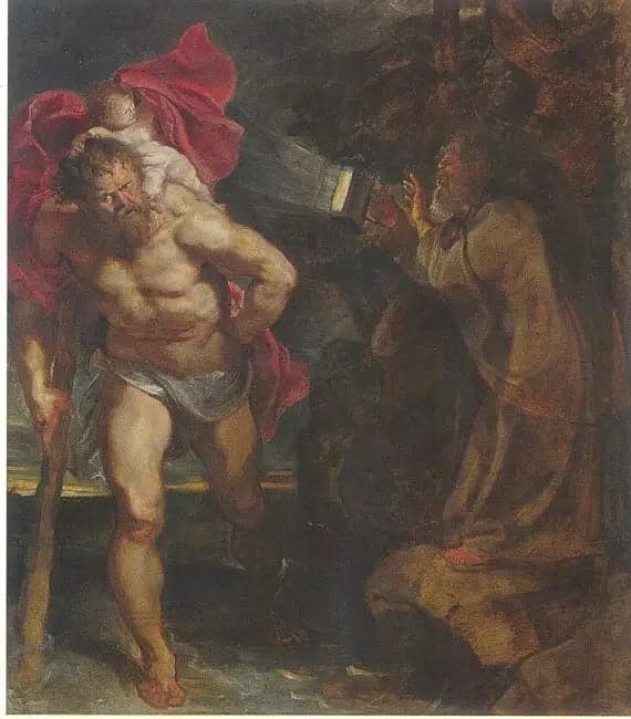 Saint Christopher and the Hermit
