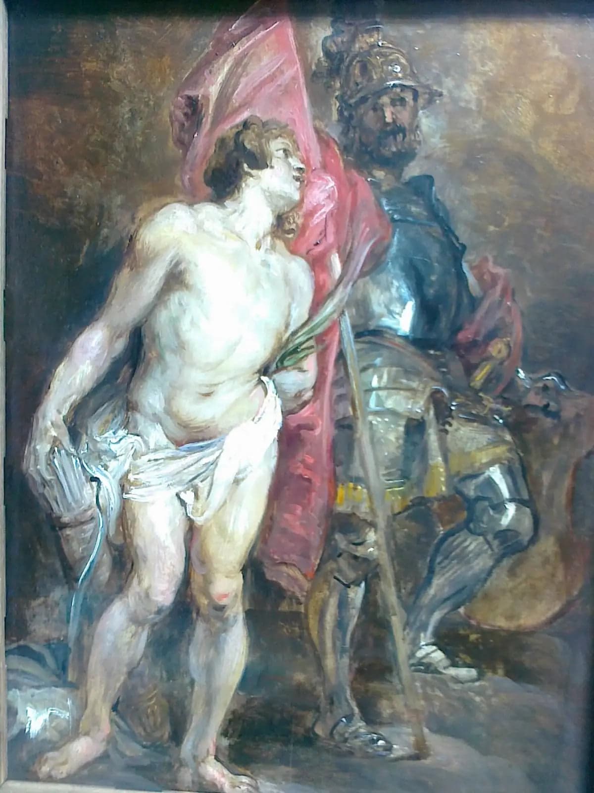 Saint Sebastian and Saint George