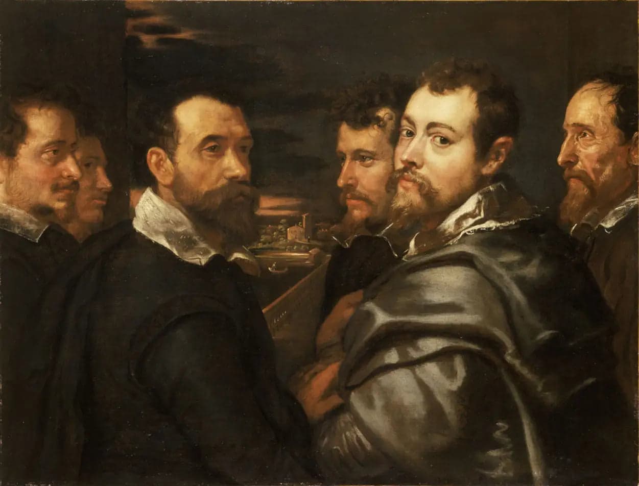Self-Portrait in a Circle of Friends from Mantua