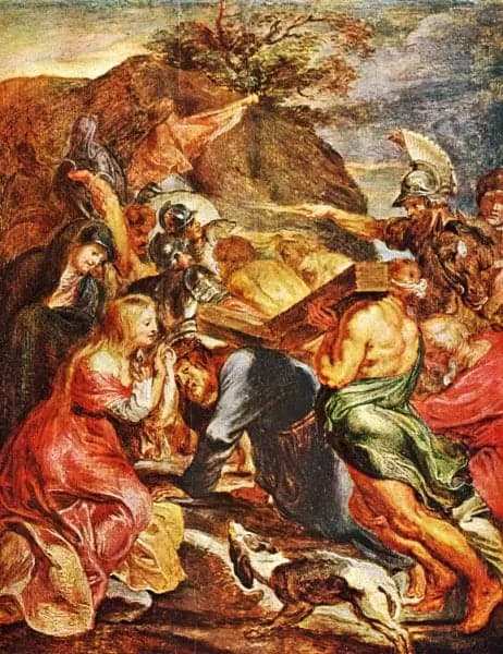 The Christ carrying the cross