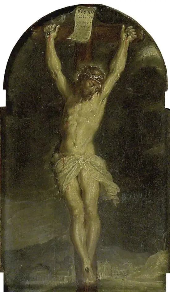 The Christ on the cross