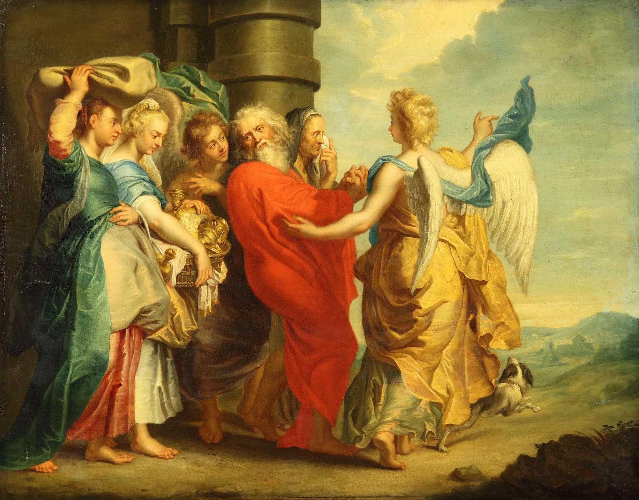 The Flight of Lot and His Daughters