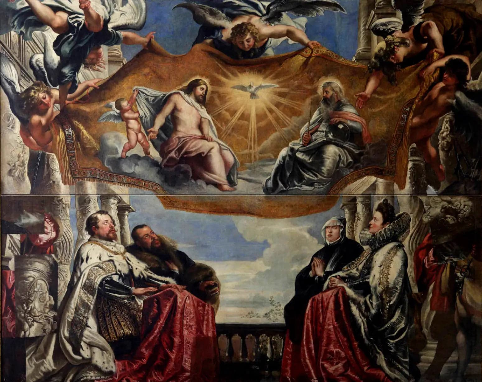 The Gonzaga Family in Adoration of the Holy Trinity