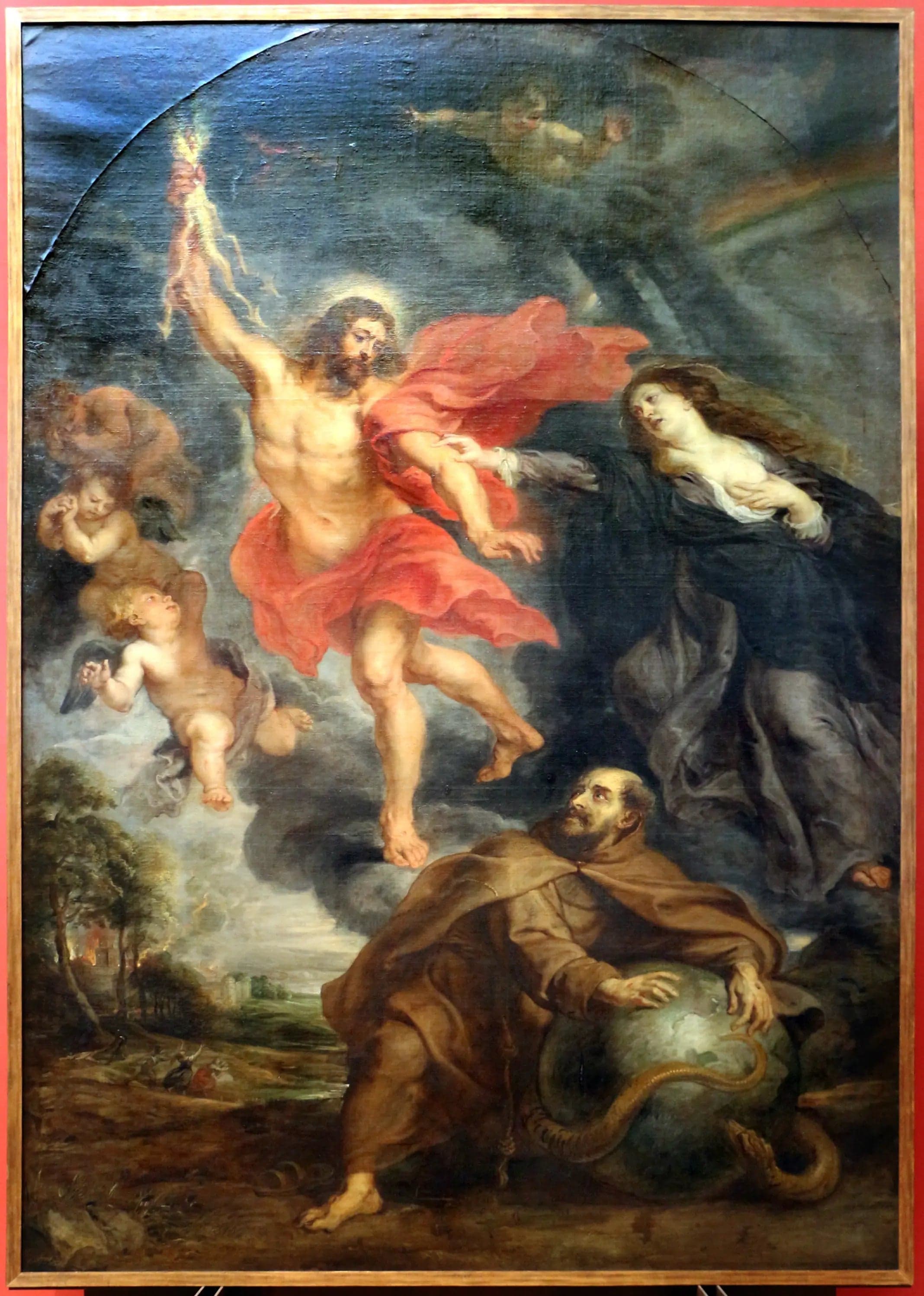 The Intercession of the Virgin and Saint Francis Stopping Divine Thunderbolts