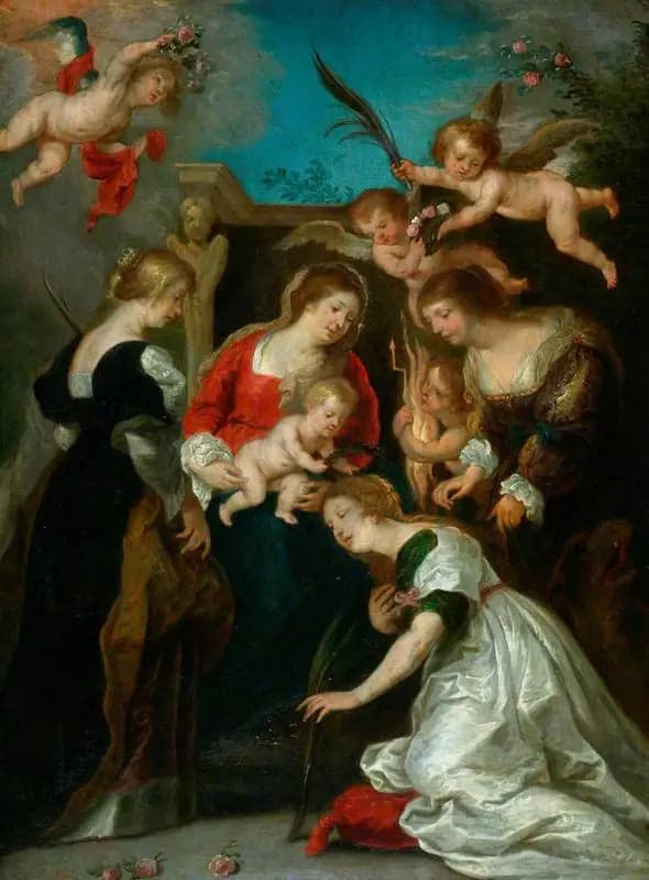 The Mystic Marriage of Saint Catherine