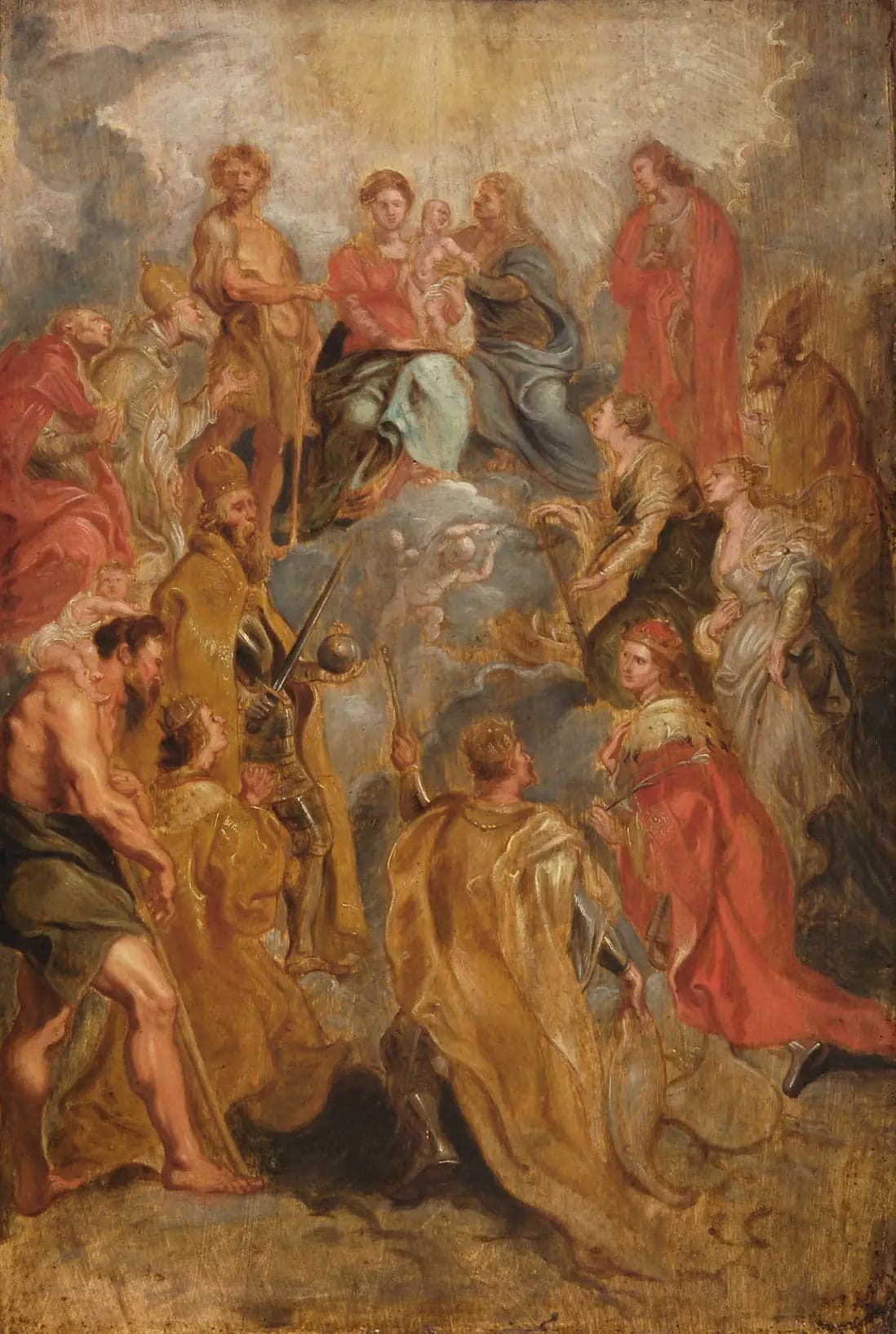 The Virgin and Child with Saint Anne