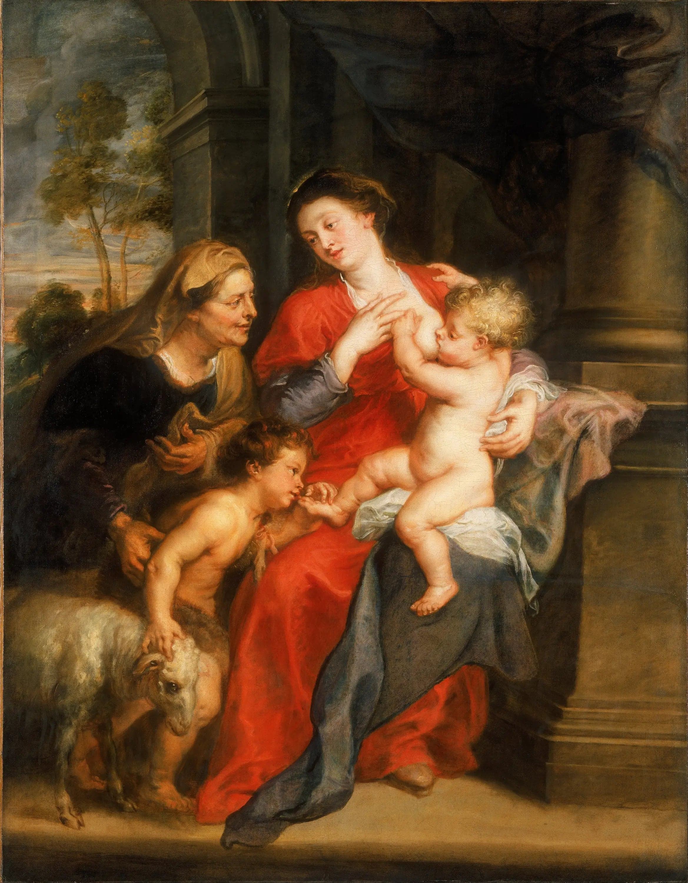 The Virgin and Child with Saint Elizabeth and Saint John the Baptist