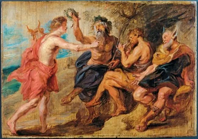 The contest between Apollo and Pan