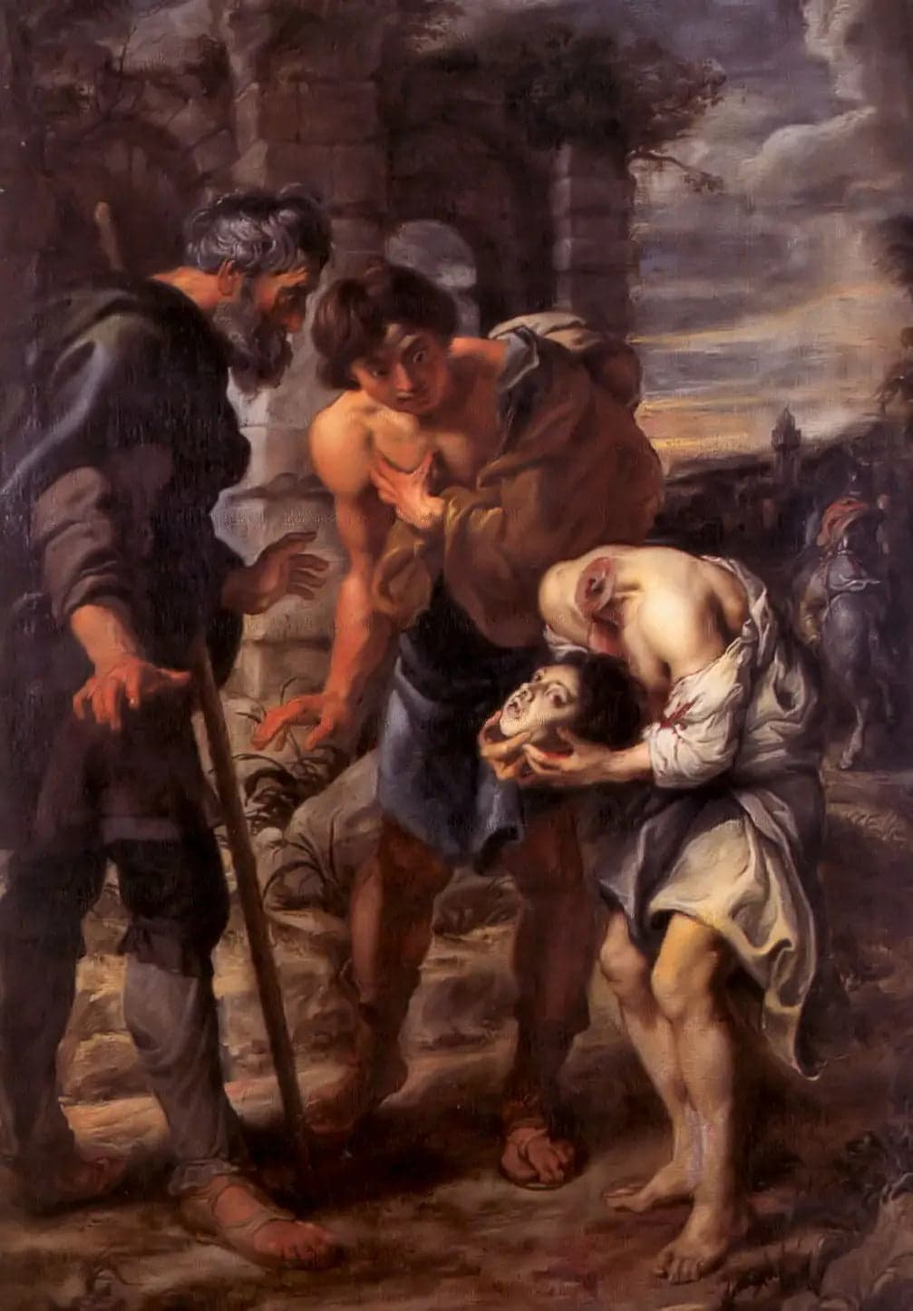The miracle of Saint Justin