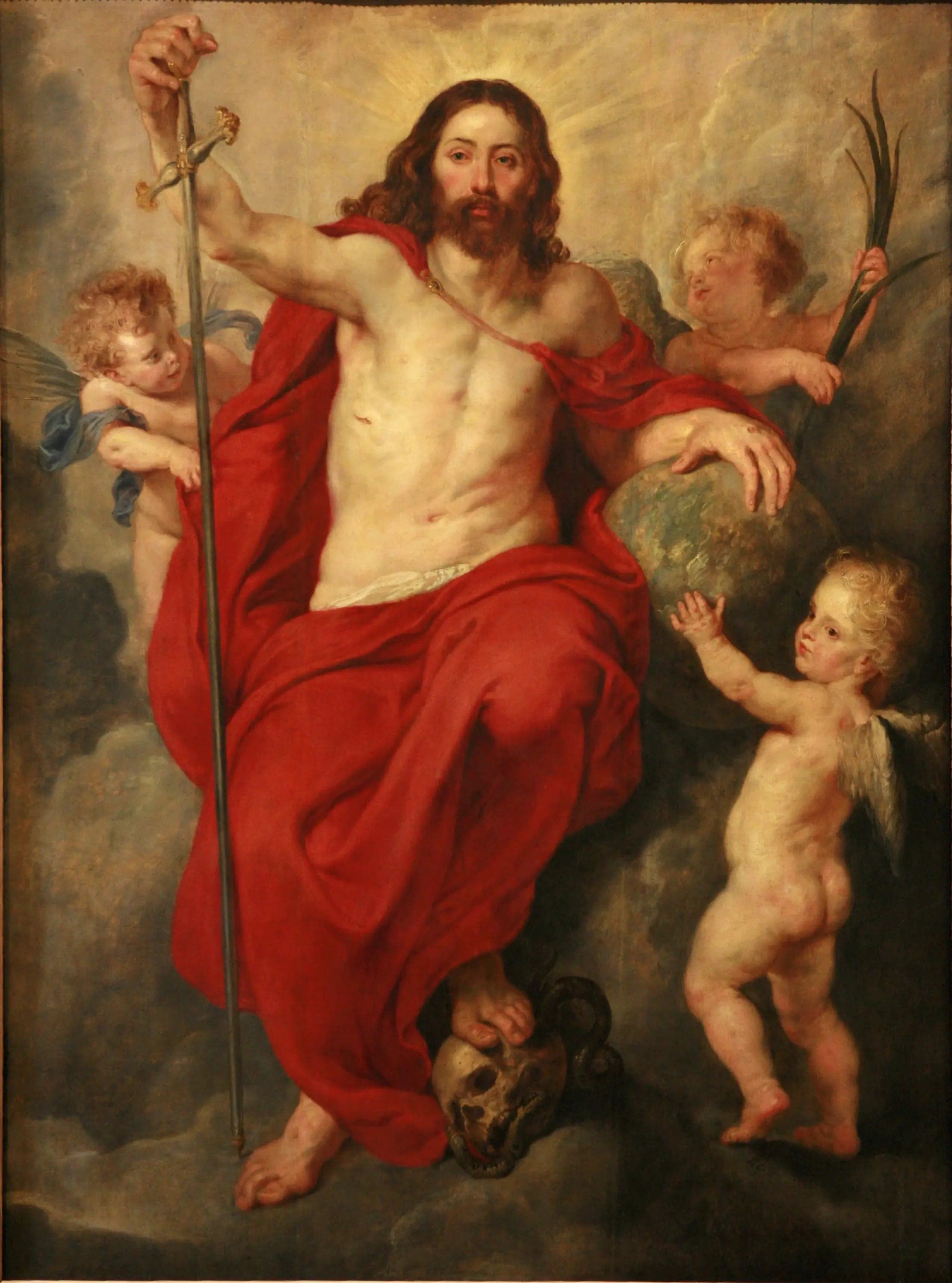The triumphant Christ over Death and Sin