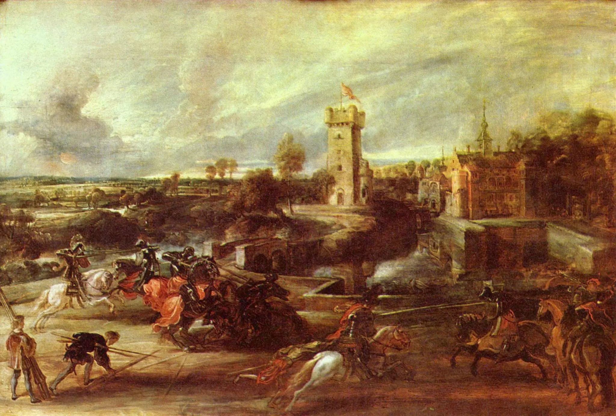 Tournament near the moats of Steen Castle