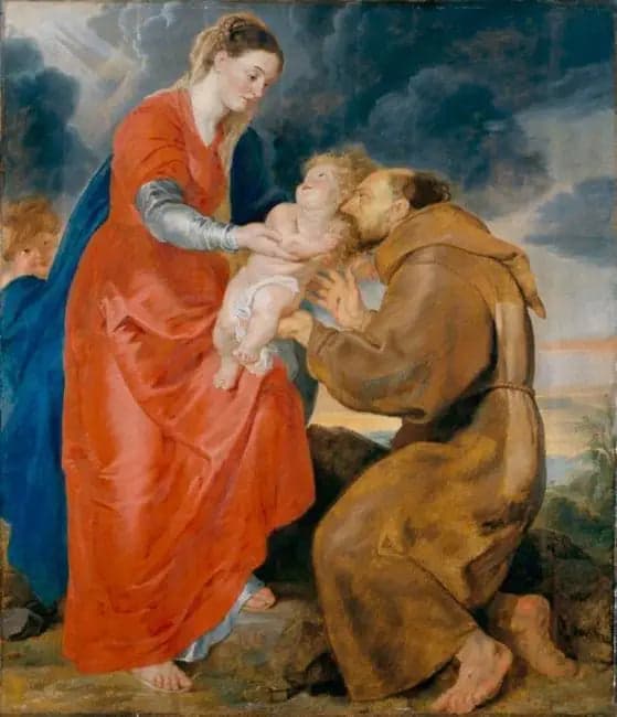 Virgin and Child with Saint Francis of Assisi