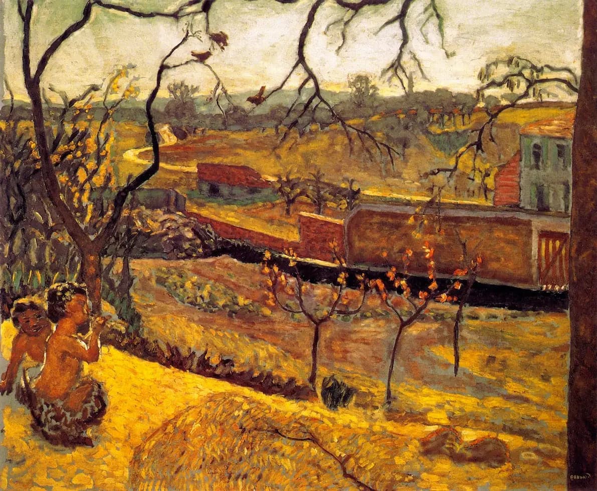 Beginning of Spring. Little Fauns