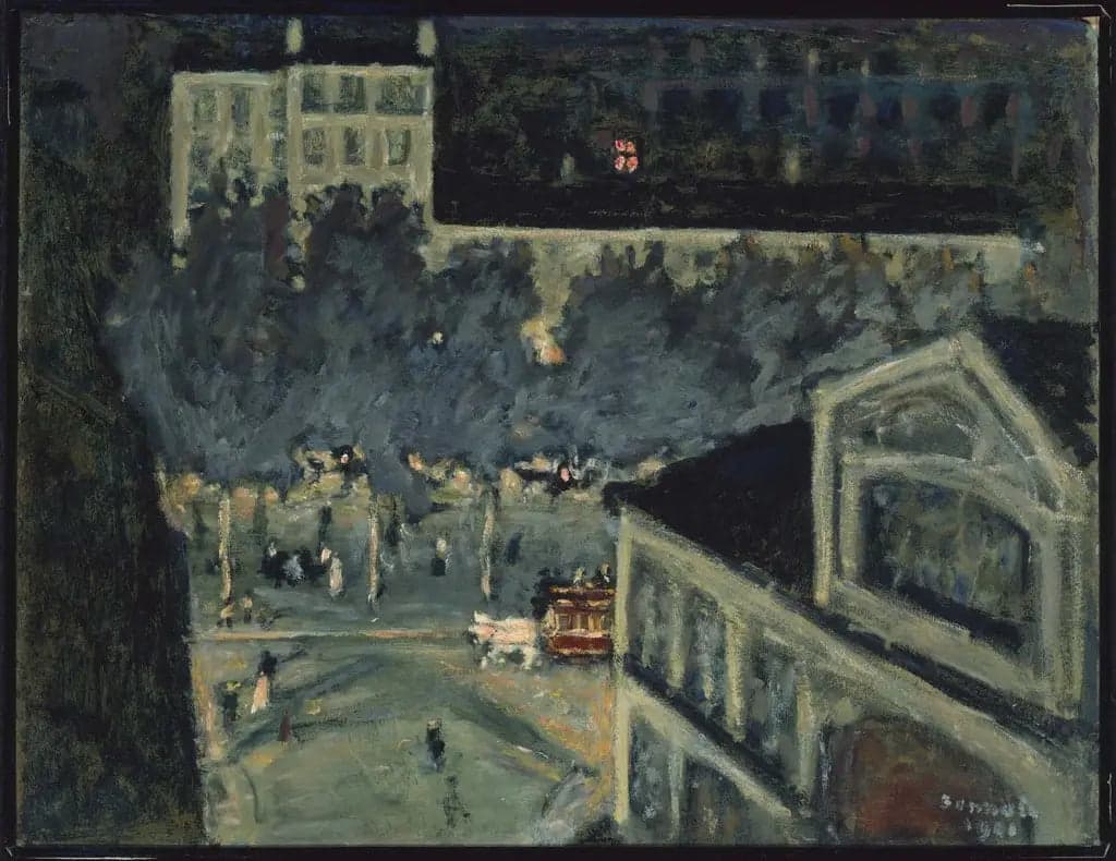Boulevard de Paris at Night