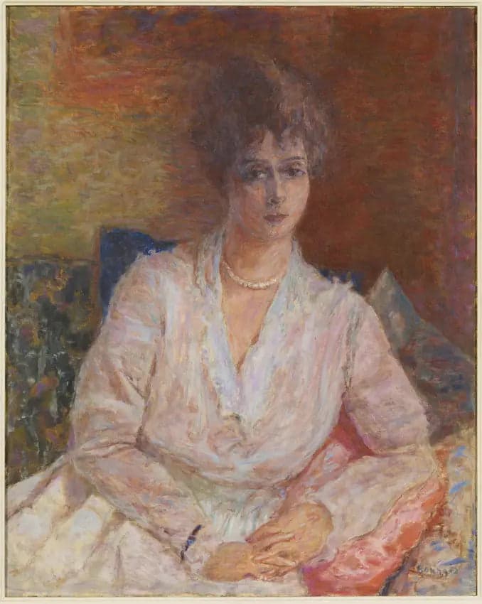 Madame Queen Thadée Natanson with Pearl Necklace