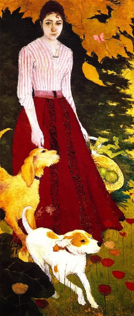 Portrait of Andrée Bonnard, sister of the artist