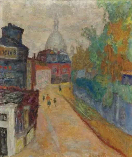STREET IN MONTMARTRE, THE SACRED HEART