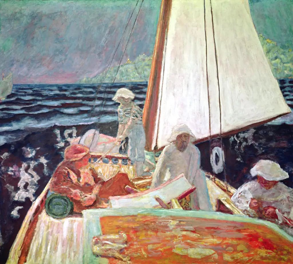 Signac and His Friends on a Boat