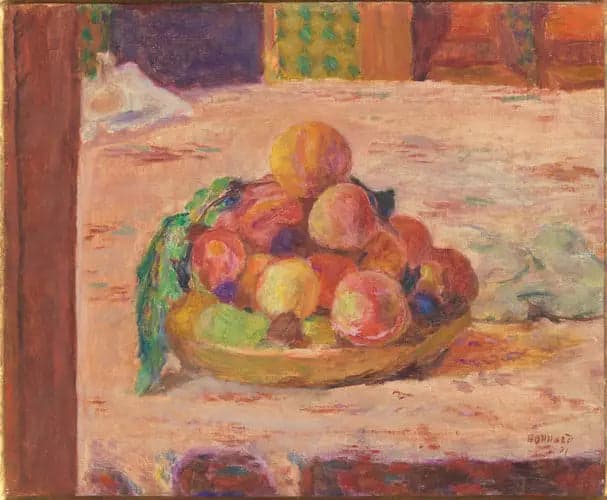 Still Life: Plate and Fruits