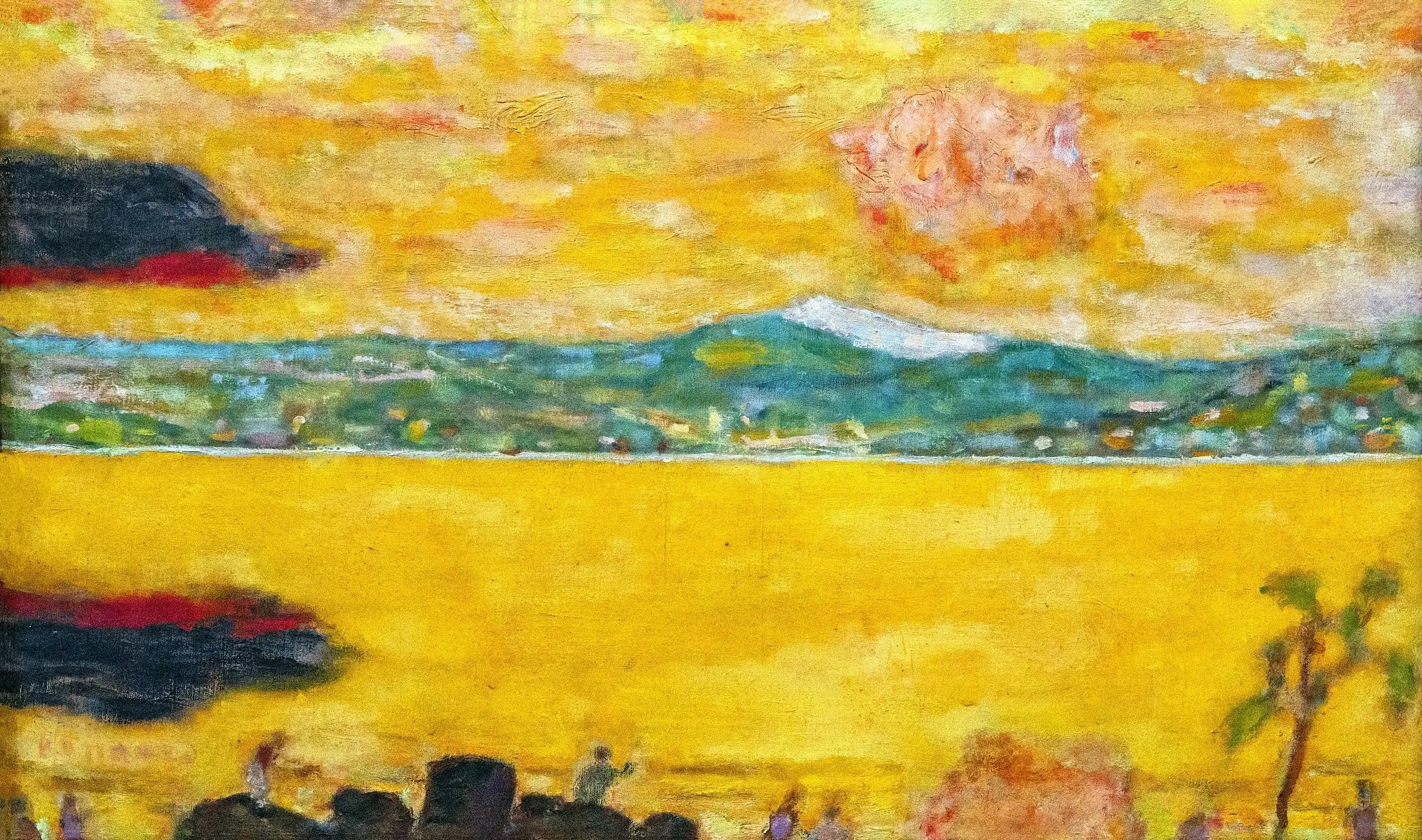 The Gulf of Saint-Tropez at Sunset