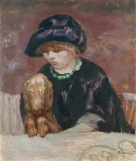 The Woman with the Basset