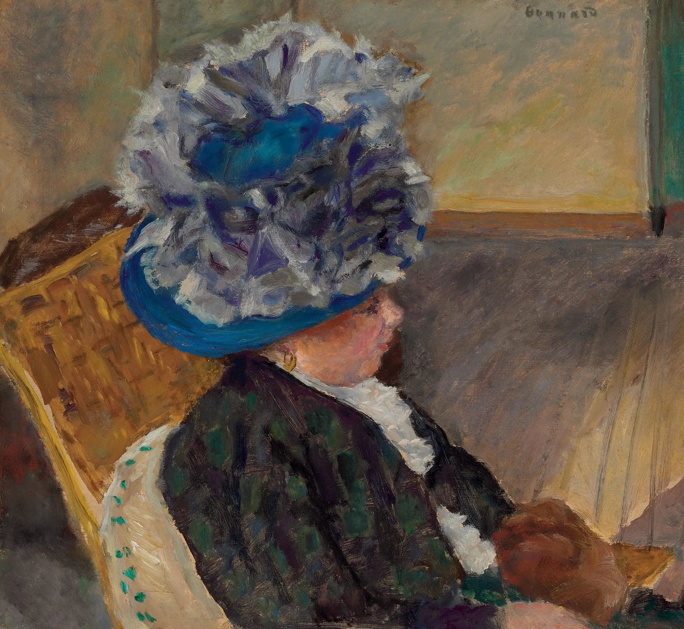 The Woman with the Blue Hat