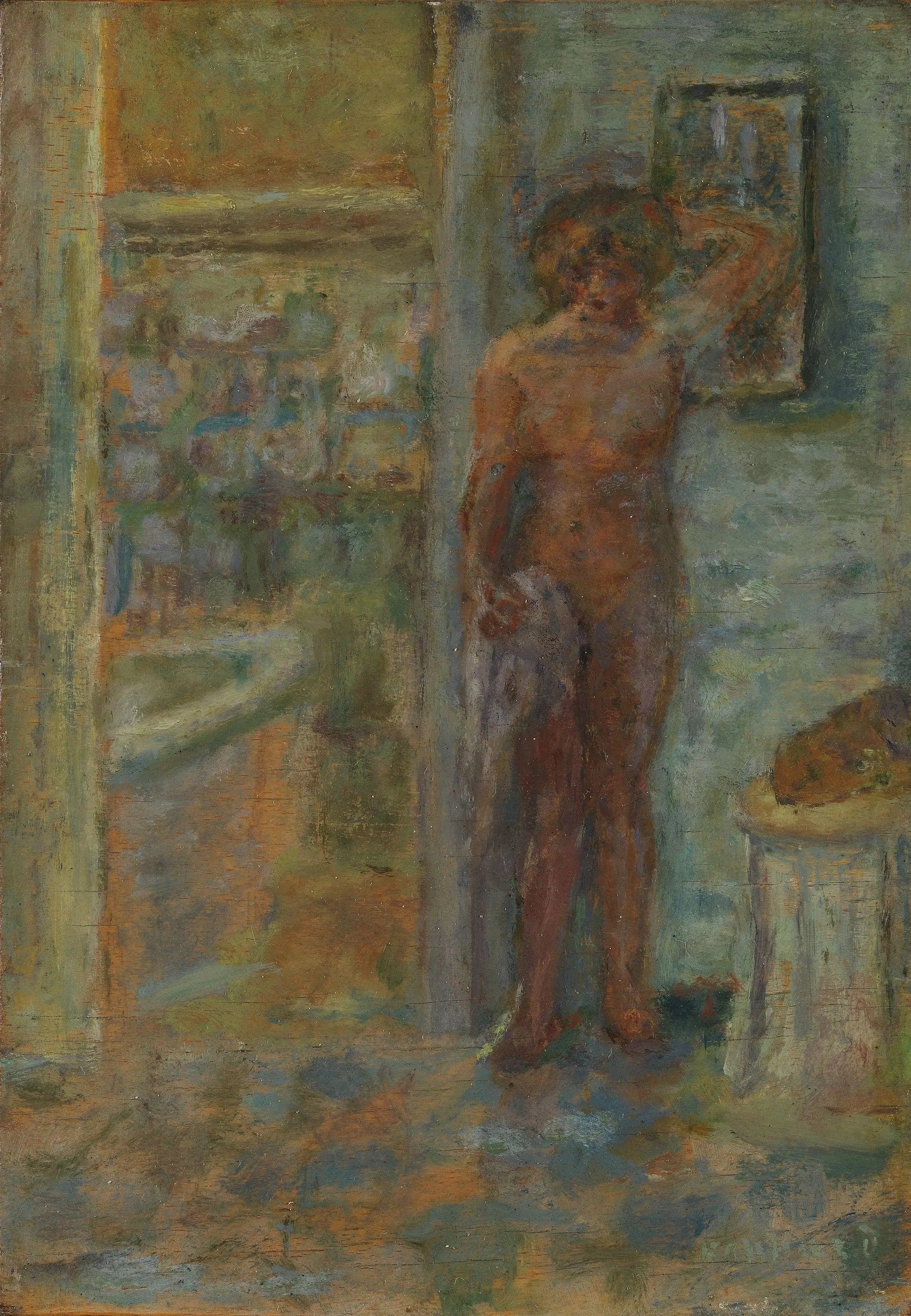 The small nude at the mirror